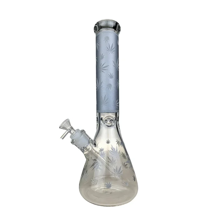 14″ Glow In The Dark Leaf Decal Beaker