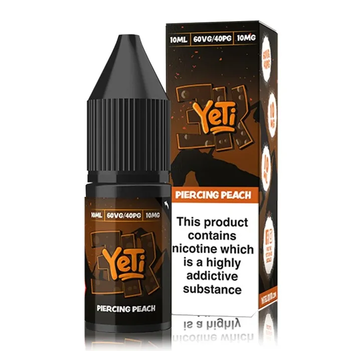 3k Piercing Peach By Yeti 3k Bar Salts 10ml