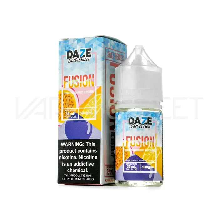 7 Daze Fusion Iced TFN Salt Lemon Passionfruit Blueberry (30ml)