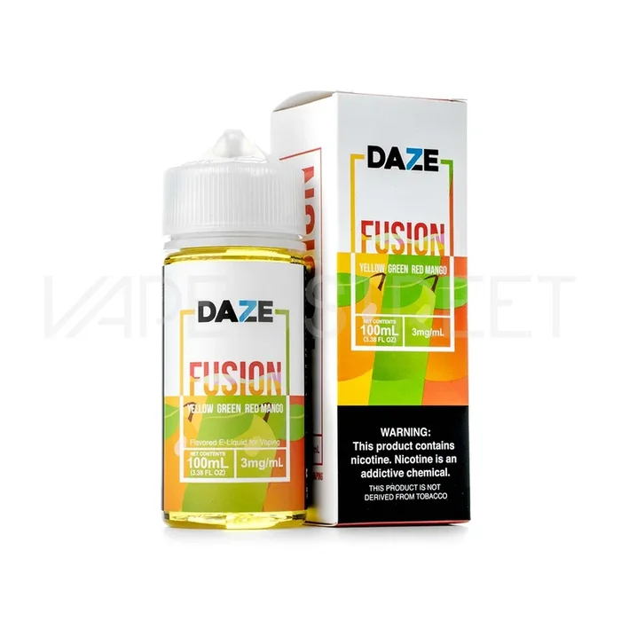 7 Daze Fusion TFN Yellow Green Red Mango (100ml)