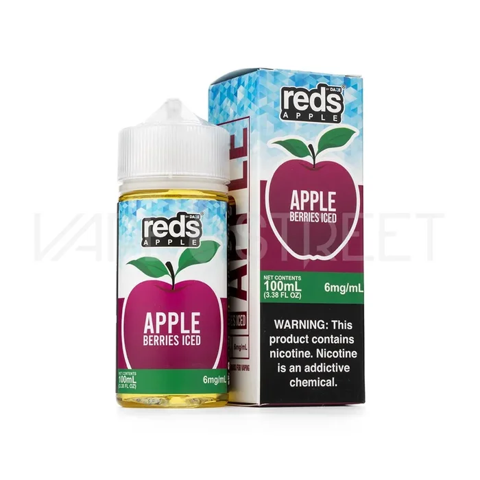 7 Daze Reds Apple Ejuice Berries Iced (100ml)