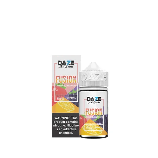 7Daze Fusion Salt-Strawberry Blackberry Lemon, 30mL | Vapor Bridge