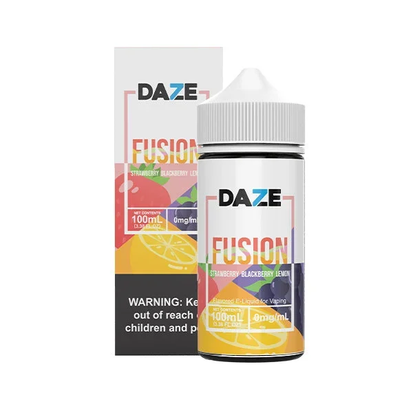 7Daze Fusion-Strawberry Blackberry Lemon, 100mL | Vapor Bridge