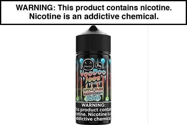APPLE BLUE RASPBERRY FREEZE BY VOODOO JOOS 100ML