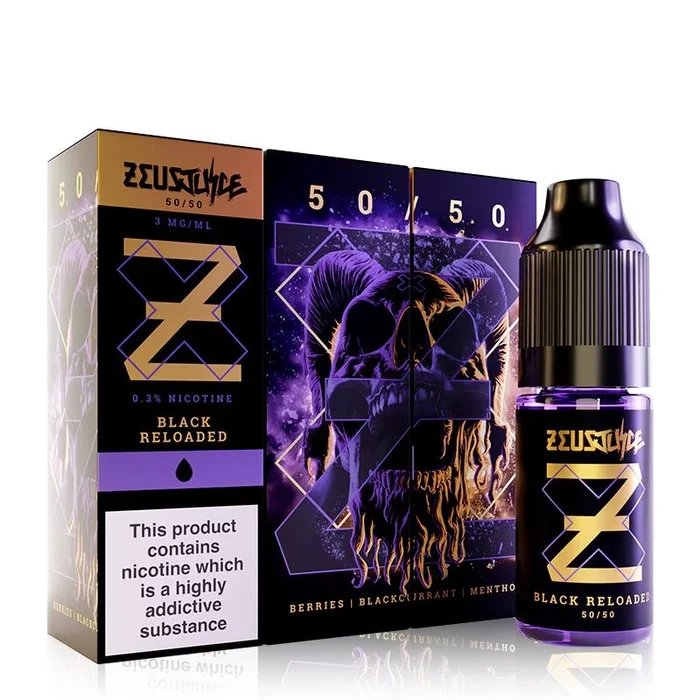 Black Reloaded By Zeus Juice 10ml 50/50