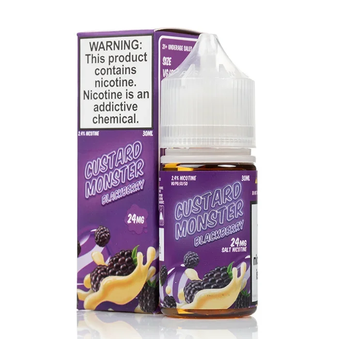 Blackberry – Custard Monster Salts – 30mL