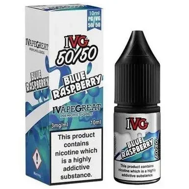Blue Raspberry E Liquid 50/50 10ml By IVG