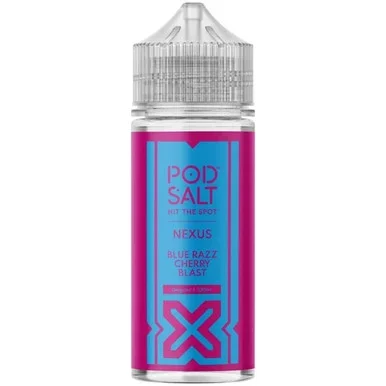 Blue Razz Cherry Blast E Liquid 100ml Shortfill by Pod Salt Nexus