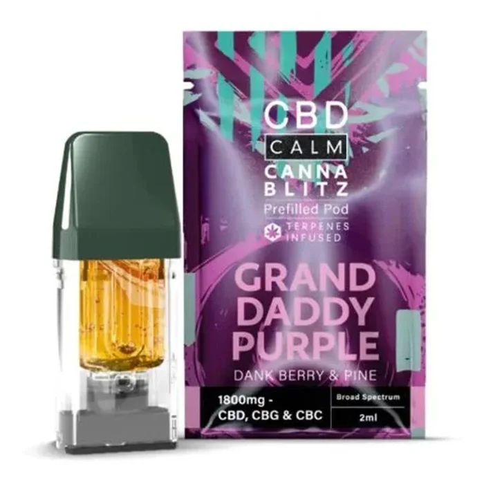 Cannablitz Prefilled CBD Replacement Pod By CBD Calm