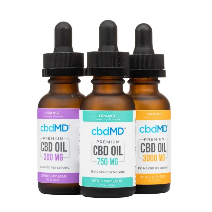CBDMD – Broad Spectrum CBD Tincture – Orange – 30mL