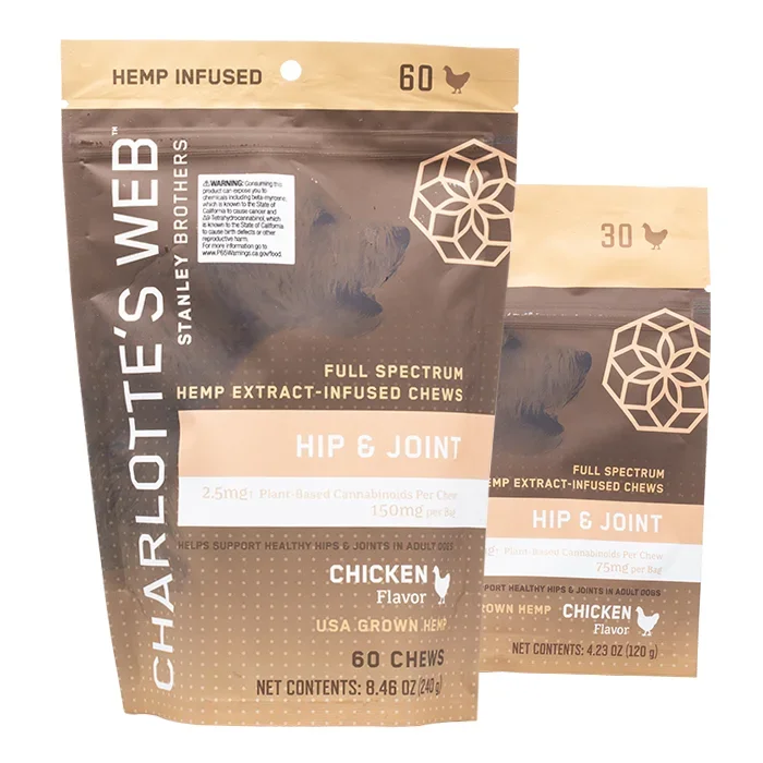 Charlotte’s Web – Hip and Joint Chews for Dogs – Chicken