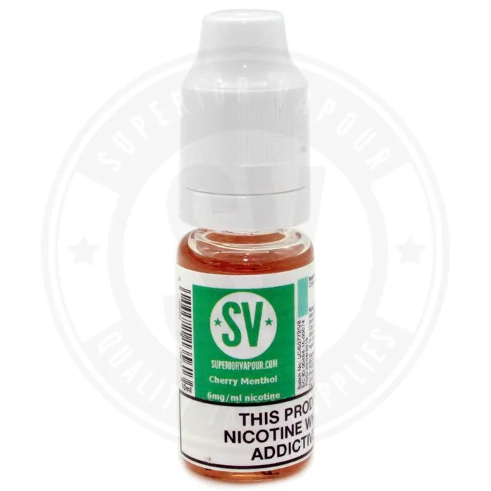 Cherry Menthol E-Liquid 10ml by Superior Vapour