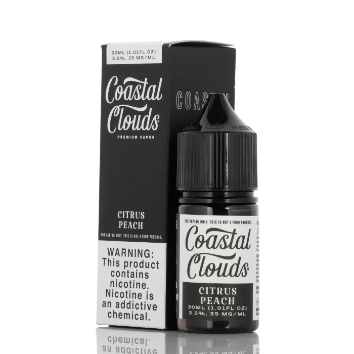 Citrus Peach SALTS – Coastal Clouds Co. – 30mL
