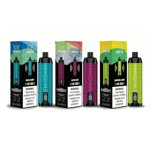 Crown Bar 12K Sound Disposable Vape Device – 3PK