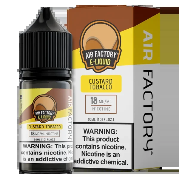 Custard Tobacco Air Factory Salt