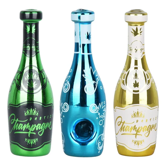 Dabtized Champagne Pipe’n Glass Hand Pipe