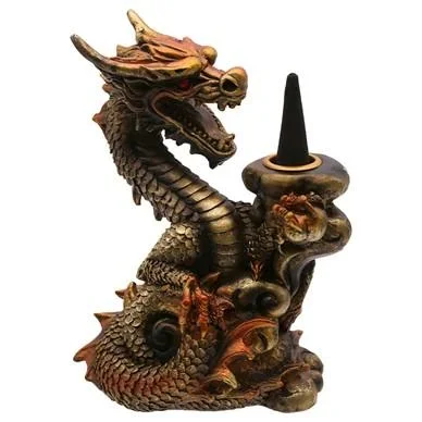 Dragon Backflow Incense Burner 6″
