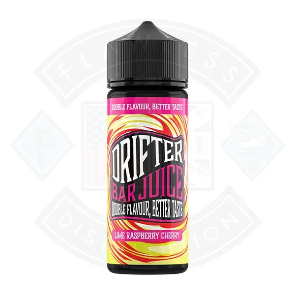 Drifter Bar Juice – Lime Raspberry Cherry 0mg 100ml Shortfill
