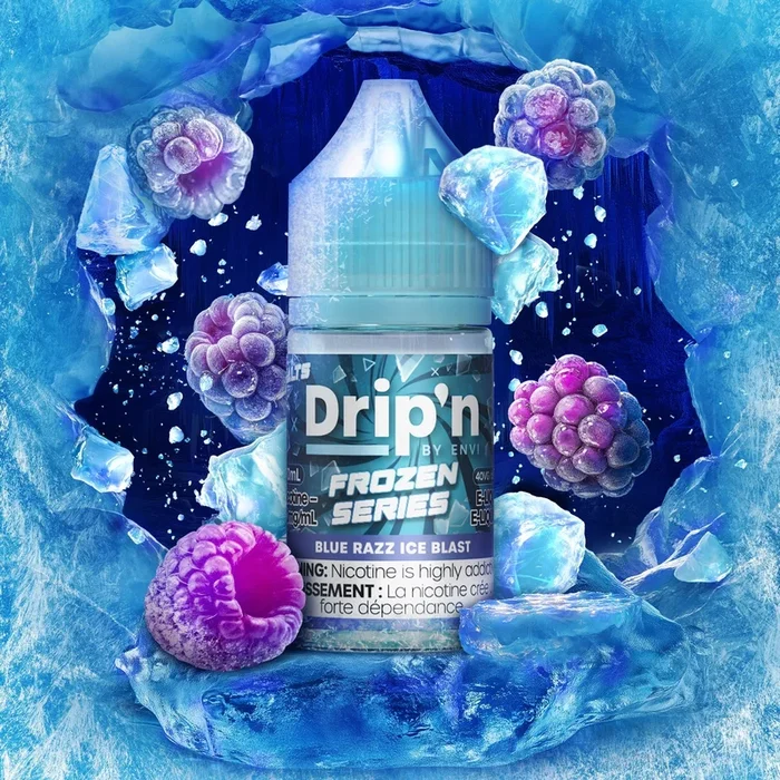 DRIP’N SALT 20MG/ML – BLUE RAZZ ICE BLAST