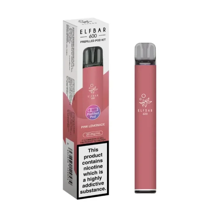 ELFBAR 600 Prefilled Pod Kit Pink Lemonade