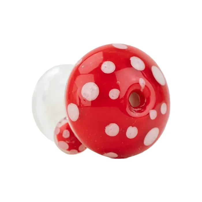 Empire Glassworks PuffCo Pivot Glass Mouthpiece – Red Mushroom