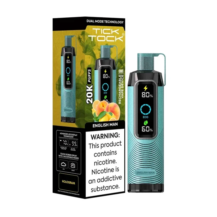 English Man – Tick Tock 20K – 0.6% Nicotine