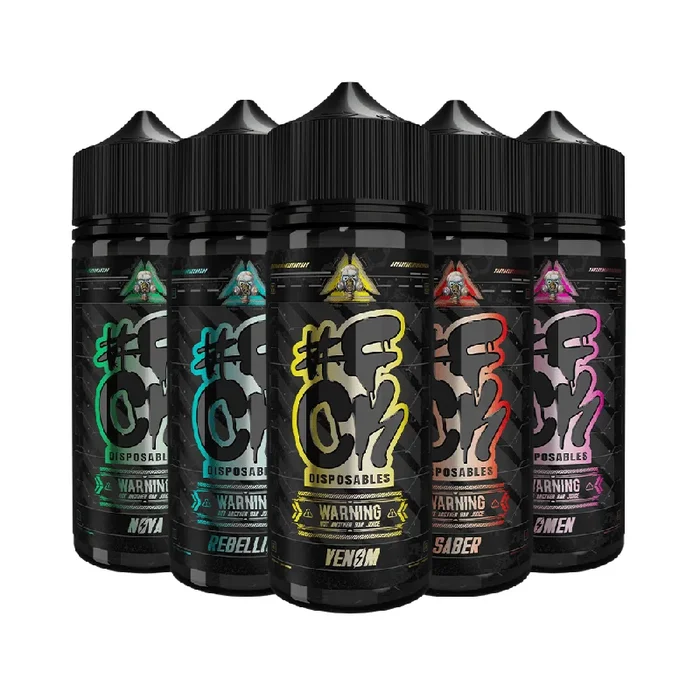 #FCK DISPOSABLES 100ml Shortfill By Wick Liquor X Fallout Vape