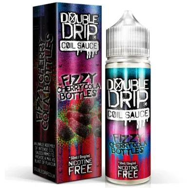 Fizzy Cherry Cola Bottles E Liquid 50ml by Double Drip Coil Sauce