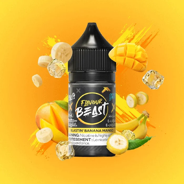 FLAVOUR BEAST SALT 10MG/ML-BLASTIN’ BANANA MANGO ICE