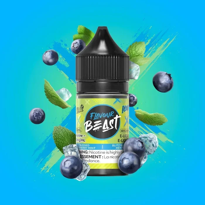 FLAVOUR BEAST SALT 20MG/ML-BLESSED BLUEBERRY MINT