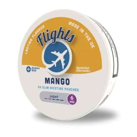 Flights Mango Nicotine Pouches – Tobacco-Free Nicotine (UK Made)