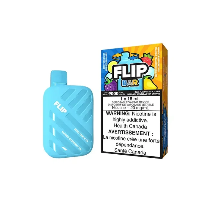FLIP BAR – BERRY LEMON ICE + MANGO RASPBERRY ICE
