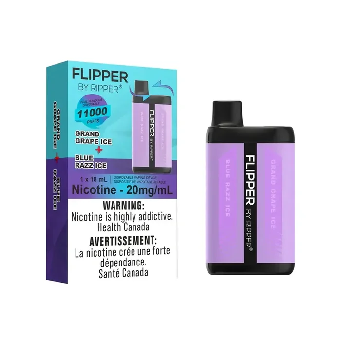FLIPPER – GRAND GRAPE ICE + BLUE RAZZ ICE