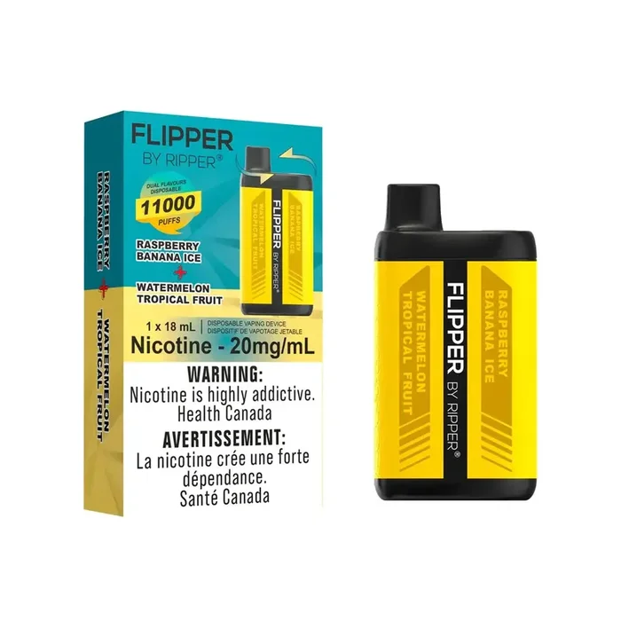 FLIPPER – RASPBERRY BANANA ICE + WATERMELON TROPICAL FRUIT