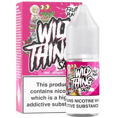 Fruit Punch Nic Salt E Liquid 10ml By Wild Thing