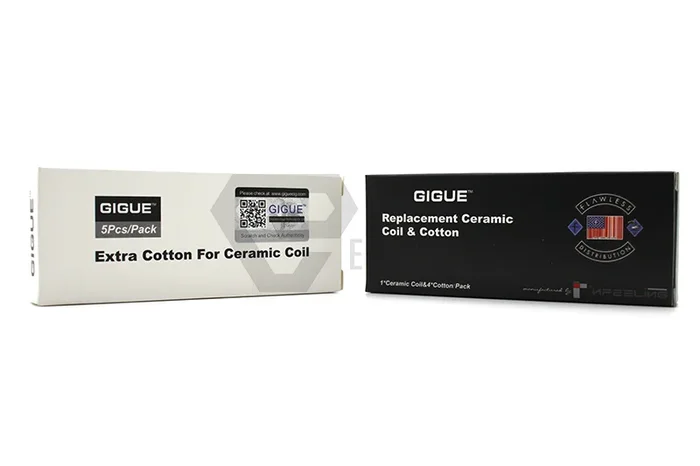 Gigue Replacement Ceramic Coil & Cotton (Discontinued)