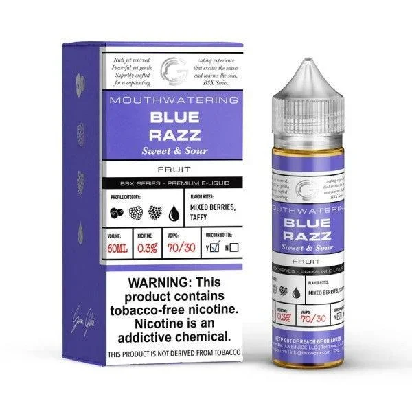 Glas Basix Vape Juice | Blue Razz