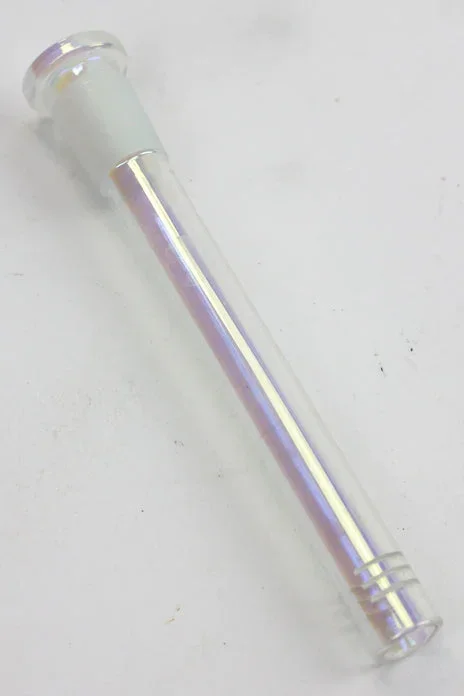 Glass 6 slits Downstem 5 1/4″ Multicoloured