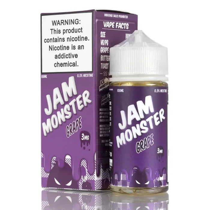Grape – Jam Monster – 100mL