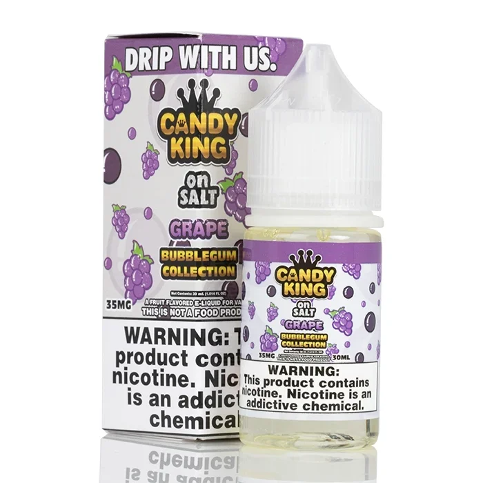 Grape Bubblegum Collection – Candy King on Salt – 30mL