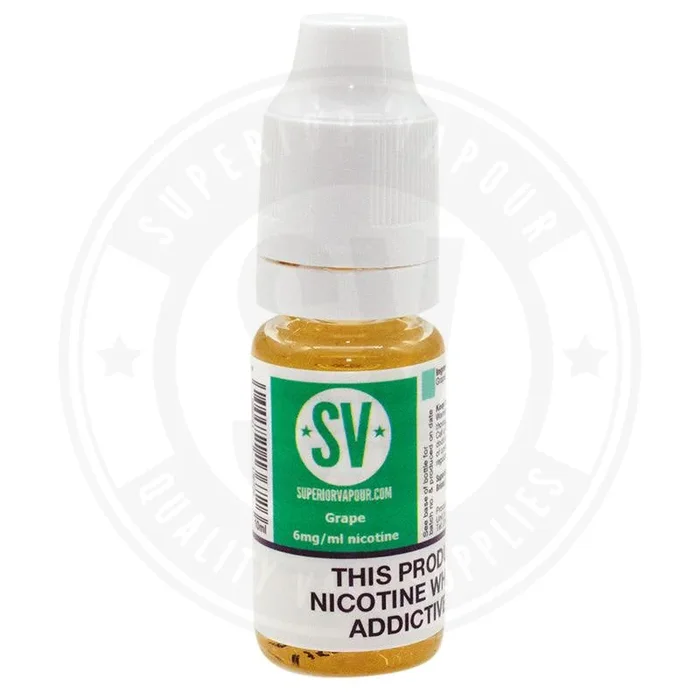 Grape E-Liquid 10ml by Superior Vapour