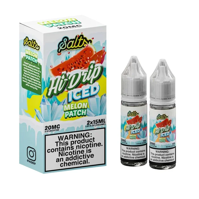 Hi Drip Salts-Melon Patch Iced, 30mL | Vapor Bridge