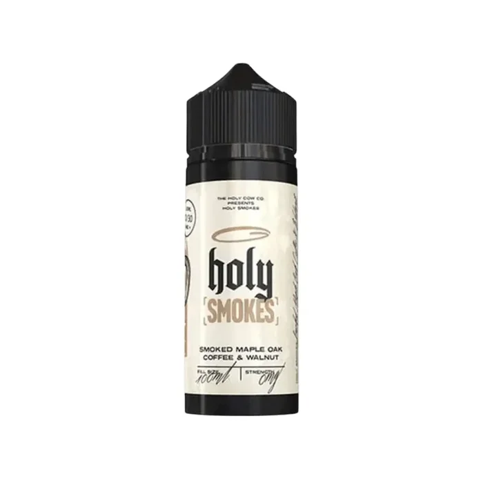 Holy Smokes Smoked Maple Oak Coffee & Walnut 100ml E-liquid