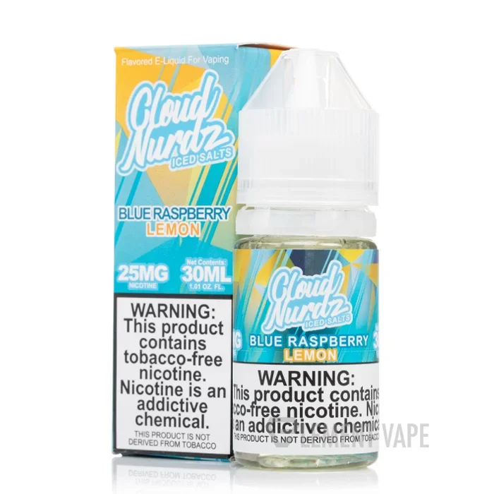 ICED Blue Raspberry Lemon – Cloud Nurdz Salts- 30mL