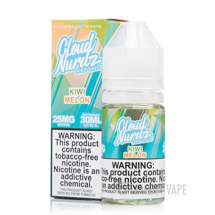 ICED Kiwi Melon – Cloud Nurdz Salts – 30mL