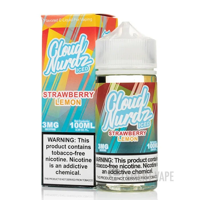 ICED Strawberry Lemon – Cloud Nurdz – 100mL