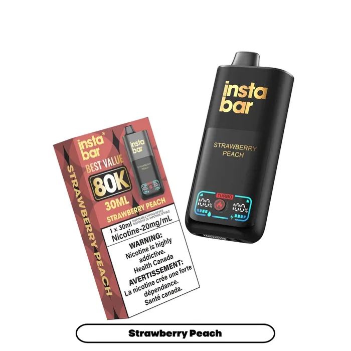Insta Bar 80K – STRAWBERRY PEACH