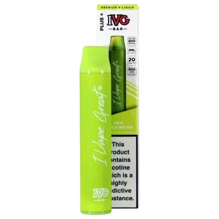 IVG Disposable Air Bar Plus – Fuji Apple Melon