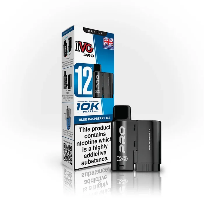 IVG Pro 12 Pod Refill – Blue Raspberry Ice