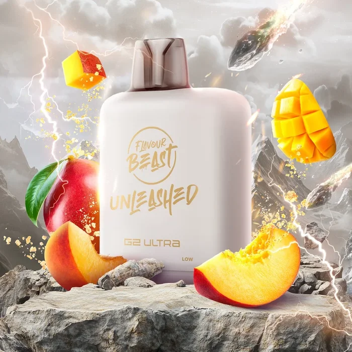 LEVEL X G2 ULTRA – FLAVOUR BEAST CRAVIN 50k – PEACH MANGO HAPPYBAKE